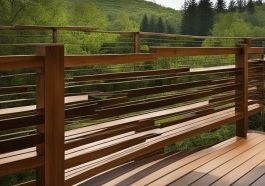 Holzgeländer für Terrassen: Design und Sicherheit