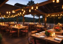 Holzterrassen für Restaurantpatios: Design und Atmosphäre
