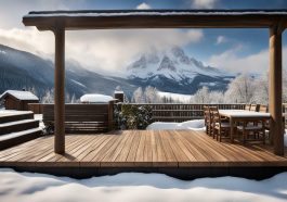 Holzterrassen für das alpine Klima: Materialwahl und Pflege