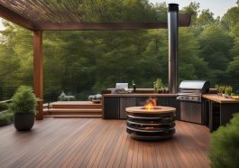 Holzterrassen und Rauchabzug bei Grillaktivitäten