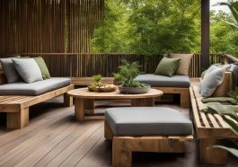 Nachhaltige Outdoor-Möbel für Holzterrassen