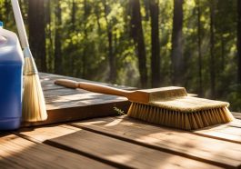 Pflege und Wartung von Holzterrassen im Frühjahr