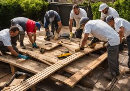 Reparatur von Holzterrassen