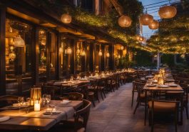Terrassenbeleuchtung für gemütliche Abende in Restaurants