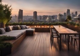 DIY-Terrassenprojekte in urbanen Umgebungen mit Holzbelägen