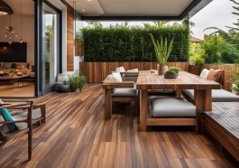 Farbpalette und Designideen für ansprechende Holzterrassen