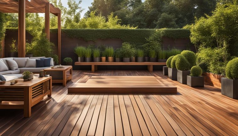 Fußfreundliche Holzarten für Terrassen in sonnigen Klimazonen