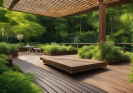 Harmonische Gartenintegration mit Holzterrassenbelägen