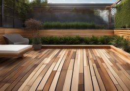 Holzdielen für Terrassendesign: Vielfalt der Muster