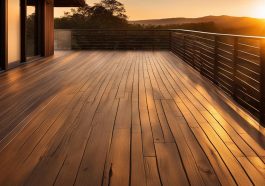 Holzterrassenpflege für langanhaltendes Barfußvergnügen