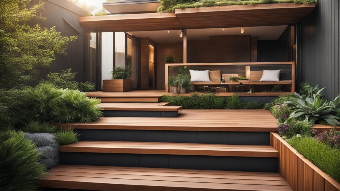 Gelnder Fr Terrasse Aus Holz