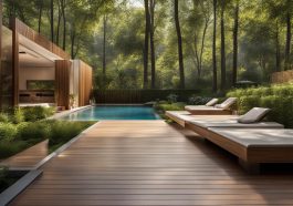 Langlebige Holzterrassenbeläge für den Einsatz am Pool