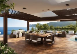 Terrassengestaltung für den mediterranen Stil mit Holz