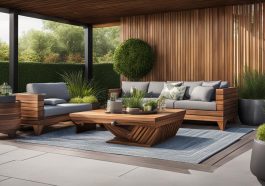 Terrassengestaltung mit exotischem Holz