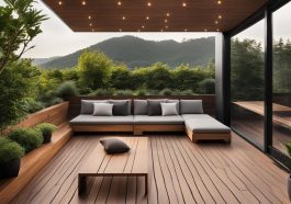 Terrassenplanung für kleine Räume mit Holzbelägen