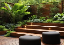 Terrassenplanung mit exotischen Holzbelägen