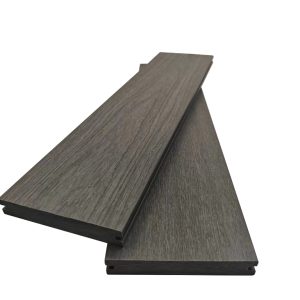 HPFloor Terrassendielen WPC Premium grau - Stärke/Breite 20x120 mm, Länge 4 m, strukturiert / glatt, Massivprofil