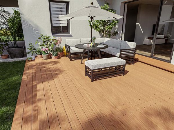 Belladoor Terrassendiele Kapur - Stärke/Breite 25x145 mm, Länge: 3,66 m, glatt