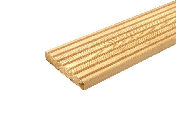 WOODTEX Terrassendiele kanadische Lärche - Stärke/Breite 27x143 mm, Länge 3,05 m, Sortierung B/C