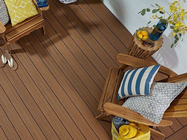 FIBERON Terrassendiele WPC Good Life tuscan villa - perfekte Montage mit dem Cobra Clip, Stärke/Breite 24x133 mm, Länge 3,66 m, strukturiert,