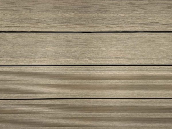 Fiberdeck Terrassendielen WPC Fun Deck Ultrashield Multigrey light - Stärke/Breite 23x145 mm, Länge 3,6 m, Holzoptik/französisches Profil,