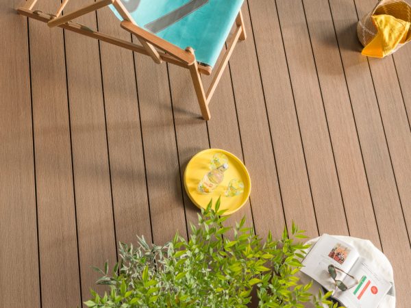 Silvadec Terrassendiele WPC Atmosphere Rio Braun - 23 mm stark, LxB: 400x13,8 cm, gebürstet