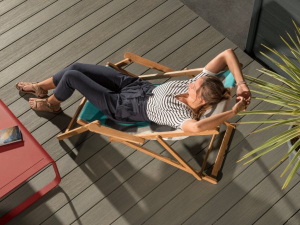 Silvadec Terrassendiele WPC Atmosphere Cayenne Grau - 23 mm stark, LxB: 400x13,8 cm, gebürstet