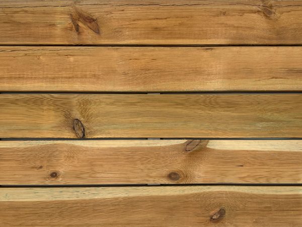 WOODTEX Terrassendiele Kiefer - Stärke/Breite 40x120 mm, Länge 4 m, fein geriffelt/glatt, Kesseldruckimprägniert