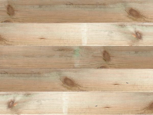 WOODTEX Terrassendiele Kiefer kdi - Stärke/Breite 30x145 mm, Länge 4 m, fein geriffelt, Kesseldruckimprägniert