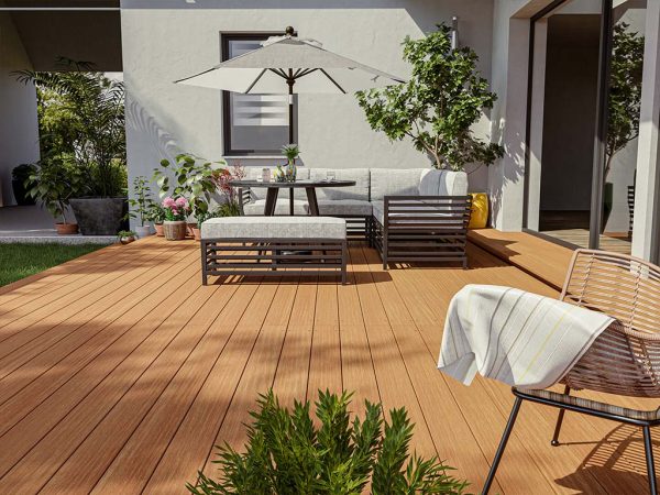 Belladoor Terrassendiele Bangkirai *Premium-Qualität* - Stärke/Breite 25x145 mm, Länge 1,83 m, glatt Kurzlänge