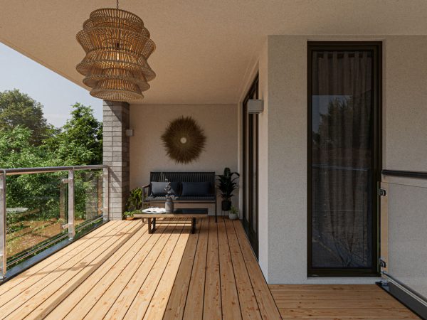 OSMO Terrassendiele Douglasie - Stärke/Breite 21x115 mm, Länge 235 cm, genutet/glatt/Endlosdiele